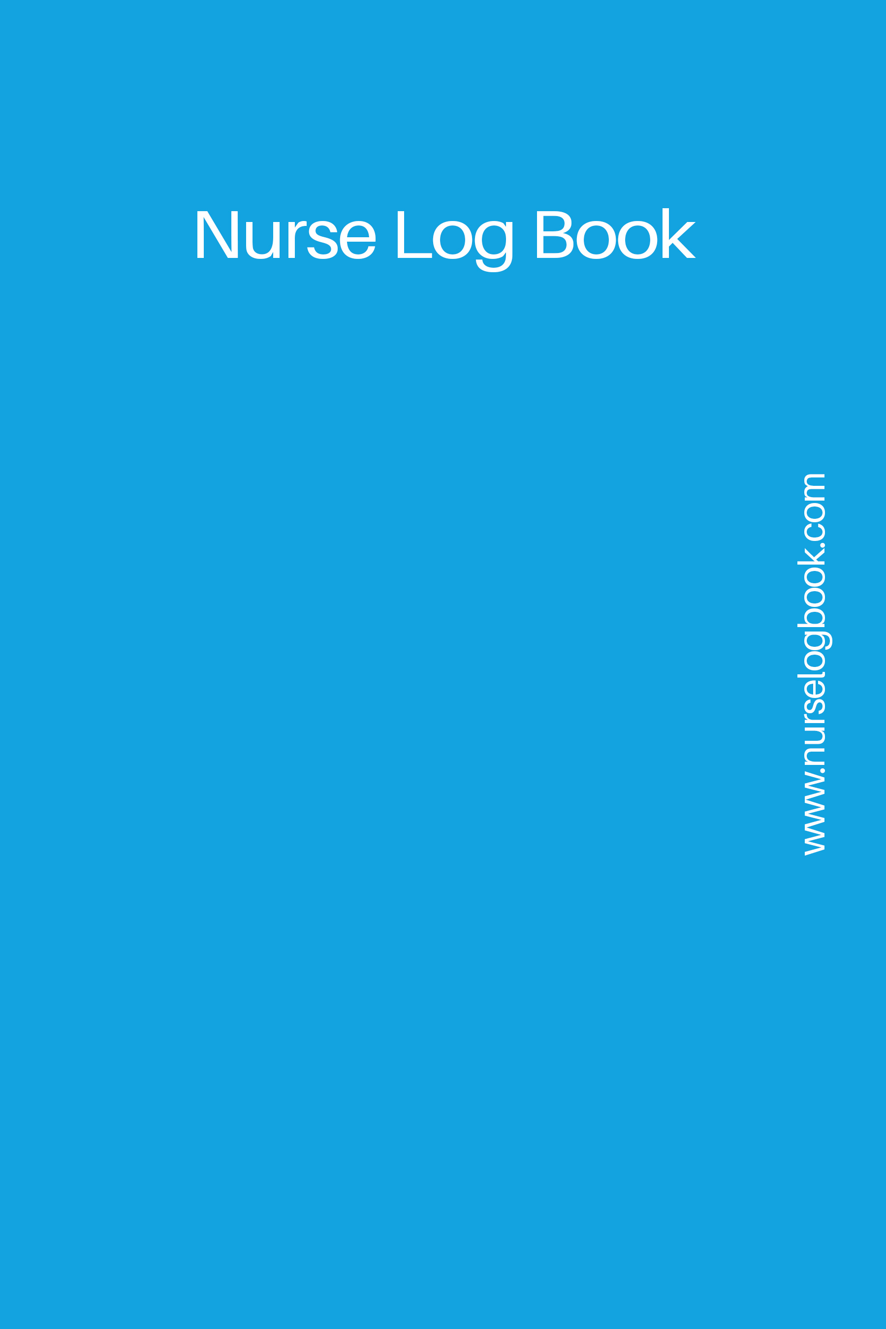 Nurse Log Book Cover 2